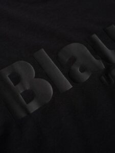 BLAUER – T-Shirt Uomo Scritta Blauer in Tono Nero