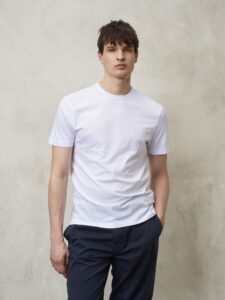 BLAUER – T-Shirt Uomo Scudo Bianco
