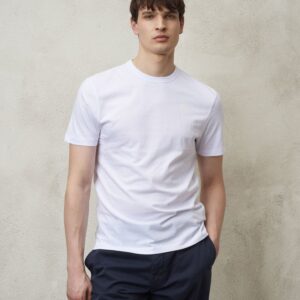 BLAUER – T-Shirt Uomo Scudo Bianco