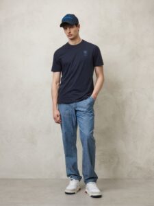 BLAUER – T-Shirt Uomo Scudo Blu Sodalite