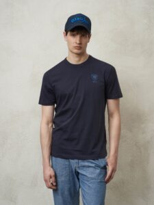 BLAUER – T-Shirt Uomo Scudo Blu Sodalite