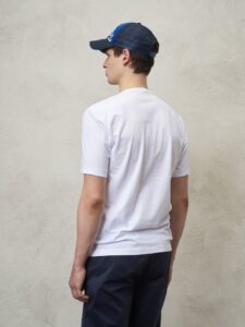 BLAUER – T-Shirt Uomo Stampa Graffiti Bianco