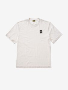 BLAUER – T-Shirt Uomo in Morbido Cotone Bianco