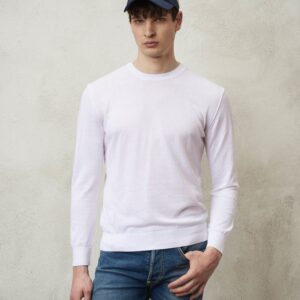 BLAUER – Maglia Uomo Girocollo Bianco