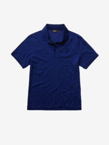 BLAUER – Polo Uomo Fin Jersey di Cotone Blu