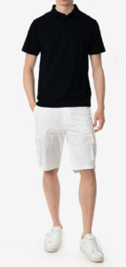 SUN68 – Polo Uomo T-Shirt S/S Nero