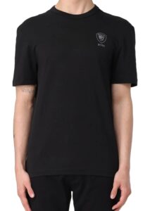 BLAUER – T-Shirt Uomo Scudo Nero