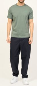 ARMANI EXCHANGE – T-Shirt Uomo Regular Fit in Jersey Verde Balsamo