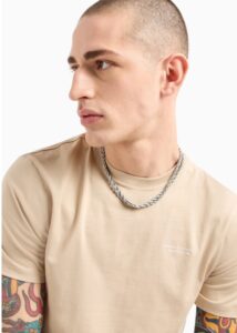 ARMANI EXCHANGE – T-Shirt Uomo Regular Fit in Jersey Cammello
