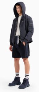 ARMANI EXCHANGE – Polo Uomo in Piquet con Tape Logo Bianco