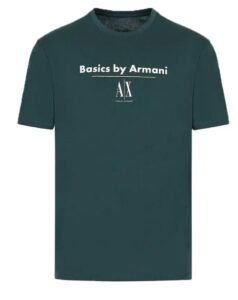 ARMANI EXCHANGE – T-Shirt Uomo Basic by Armani Verde