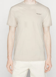 ARMANI EXCHANGE – T-Shirt Uomo Regular Fit in Jersey Bianco Pepe