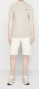 ARMANI EXCHANGE – T-Shirt Uomo Regular Fit in Jersey Bianco Pepe
