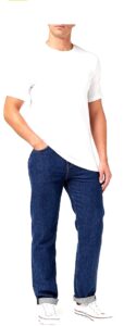 ARMANI EXCHANGE – T-Shirt Uomo Cotone e Logo Mini Tono su Tono Bianco