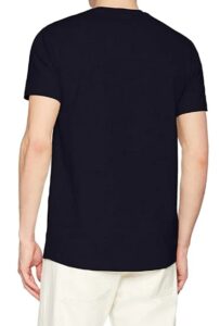 ARMANI EXCHANGE – T-Shirt Uomo Cotone e Logo Mini Tono su Tono Nero