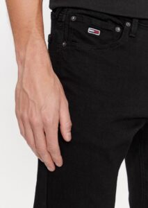 TOMMY HILFIGER – Jeans Uomo Scanton Y Sneaker Length Denim Black