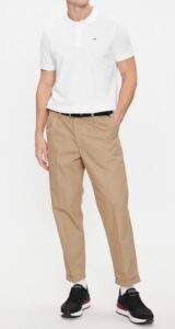 TOMMY HILFIGHER – Polo Uomo Slim Placket Bianco