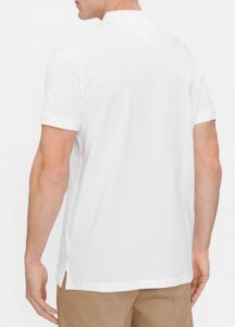 TOMMY HILFIGHER – Polo Uomo Slim Placket Bianco