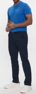TOMMY HILFIGHER – Polo Uomo Slim Placket Blu
