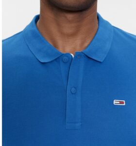 TOMMY HILFIGHER – Polo Uomo Slim Placket Blu