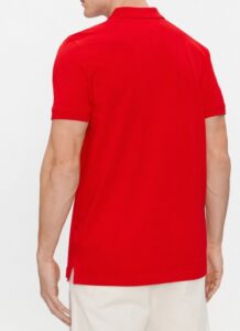 TOMMY HILFIGHER – Polo Uomo Slim Placket Rosso