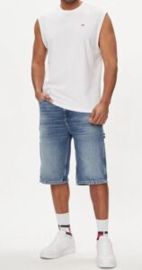TOMMY HILFIGER – Pantaloncini di Jeans Uomo Skater Carpenter Denim Medium