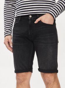 TOMMY HILFIGER – Pantaloncini di Jeans Uomo Ronnie Denim Black