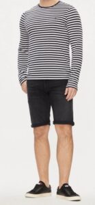 TOMMY HILFIGER – Pantaloncini di Jeans Uomo Ronnie Denim Black