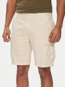 TOMMY HILFIGER – Pantaloncini di Tessuto Uomo Ethan Cargo Beige