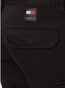 TOMMY HILFIGER – Pantaloncini di Tessuto Uomo Ethan Cargo Nero