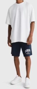 TOMMY HILFIGER – Pantaloncini Uomo da Basket Atletici Blu