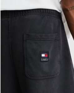 TOMMY HILFIGER – Pantaloncini Uomo da Basket Atletici Nero