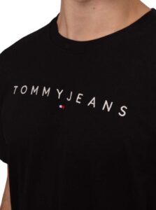 TOMMY HILFIGHER – T-Shirt Uomo con Logo Nero
