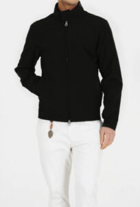 OVER/D – Giubbotto Uomo Modello Bomber Nero