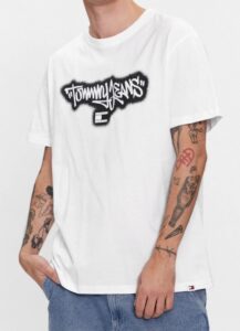 TOMMY HILFIGHER – T-Shirt Uomo Spary Bianco