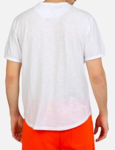 SUN68 – T-Shirt Uomo Round Bottom S/S Bianco Panna