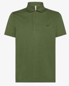 SUN68 – Polo Uomo T-Shirt S/S Verde Militare