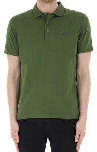 SUN68 – Polo Uomo T-Shirt S/S Verde Militare