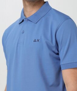 SUN68 – Polo Uomo T-Shirt S/S Azzurro