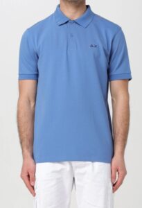 SUN68 – Polo Uomo T-Shirt S/S Azzurro