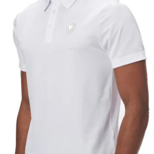 BLAUER – Polo Uomo Fin Jersey di Cotone Bianco