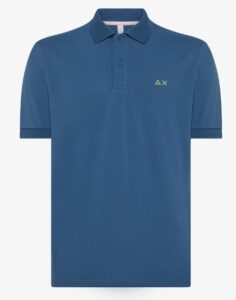 SUN68 – Polo Uomo Solid Regular S/S Avio Scuro