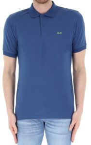 SUN68 – Polo Uomo Solid Regular S/S Avio Scuro