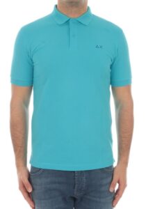 SUN68 – Polo Uomo Solid Regular S/S Turchese