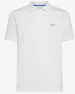 SUN68 – Polo Uomo Solid Regular S/S Bianco