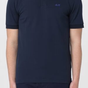 SUN68 – Polo Uomo Solid Regular S/S Blu Navy