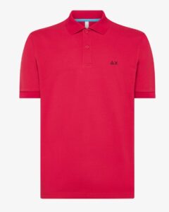 SUN68 – Polo Uomo Solid Regular S/S Rosso
