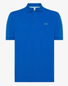 SUN68 – Polo Uomo Solid Regular S/S Blu Royal