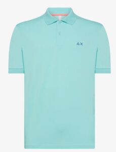 SUN68 – Polo Uomo Solid Regular S/S Acqua