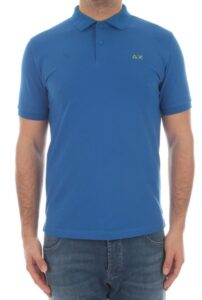 SUN68 – Polo Uomo Solid Regular S/S Blu Royal